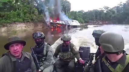 В Колумбия взривиха няколко незаконни златни мини