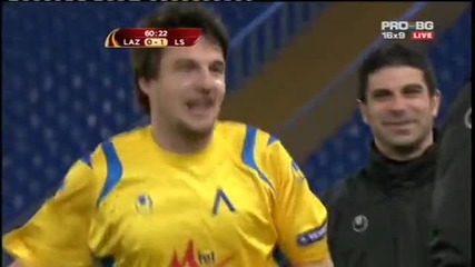 Лацио - Левски 0:1 [ гола на Йовов ]