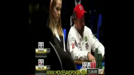 T Bluff For 35, 140, 000.00 Chips. World Series Of Poker 2008 415 