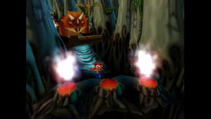 Crash Bandicoot 3 - Level 04 Bone Yard - Second Gem 