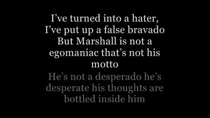 Eminem Feat. Kobe - Talkin 2 Myself lyrics 