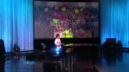 Детето чудо в шоуто на Ellen 