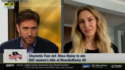 Charlotte Flair joins ESPN’s “Get Up”