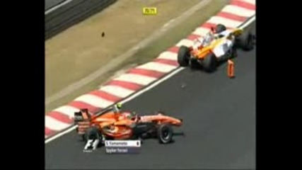 Най - Добрите Катастрофи От F1 2007 !