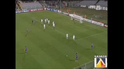Фиорентина - Дебрецен 5:2 Шампионска Лига !!! 04.11.09. 