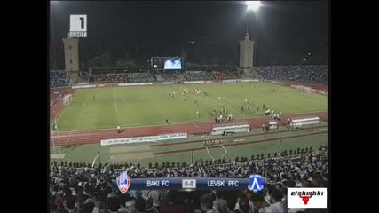 Фк Баку - Левски 0 - 0 последен съдийски сигнал :( 28.07.09