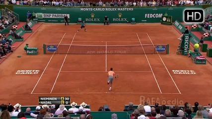 Nadal vs Nieminen - Monte Carlo 2012