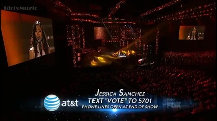 Jessica Sanchez - The Prayer * American Idol Final