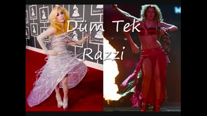 Lady Gaga vs. Hadise - Dum tek Razzi 