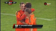 Арсенио Нунеш прави резултата 4:1 срещу Дунав