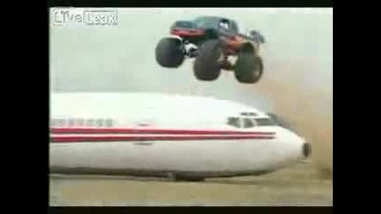 world record jump with monster truck bigfoot 