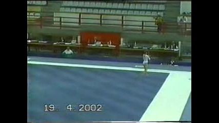 Николина Танкушева Patras 2002 European Championships - Спортна гимнастика 