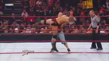 Superstar of the year 2009 John Cena vs Randy Orton part 1