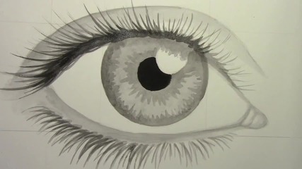 Рисунка на реалистично око