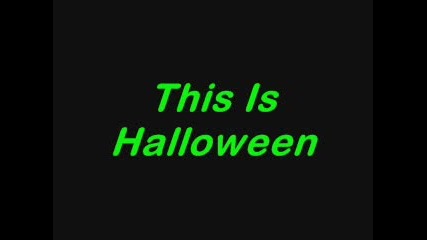 Marilyn Manson - This Is Halloween Lyrics
