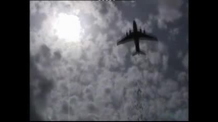 Случайно заснето Самолет губи багажа 