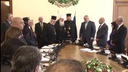 Патриарх Неофит нарече Борисов "Негово превъзходителство"