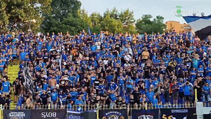 Атмосферата на "Герена" минути преди началото на Левски - Апоел Беер Шева