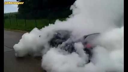 Toyota Supra Twin Turbo Burnout