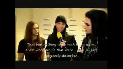 Tokio Hotel Rtl Exclusiv 25.02.2010 Bill Fears For His Life with eng. subs 