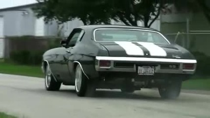 1970 Chevrolet Chevelle Ss Clone Burnout
