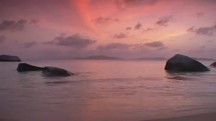 Caribbean Ocean Waves 6 sunset with ocean sounds Meditati