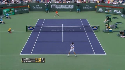 Nadal vs Djokovic - Indian Wells 2011! - The Full Match! - Part 12/15!