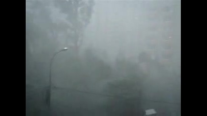 Ураганен вятър от домашна камера 
