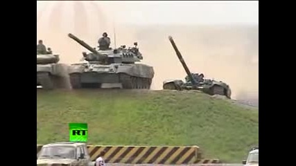 Stunning T-90 'flying Tanks' Performance_