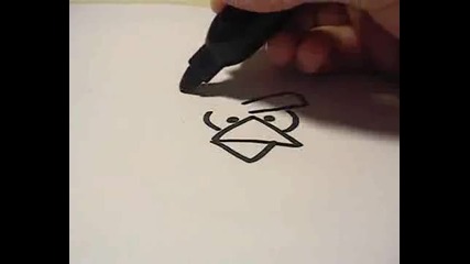 How to Draw angry birds