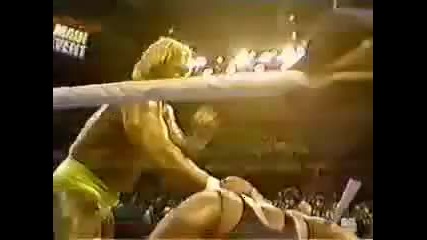 Кеч класика:wwf Hulk Hogan & Ultimate Warrior vs Mr Perfect & Genious
