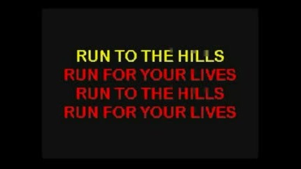 Iron Maiden - Run To The Hills Karaoke