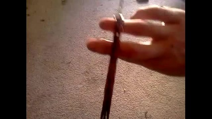 Butterfly knife trick_ full twirl