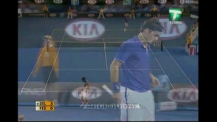 Federer vs Del Potro - Australian Open 2009