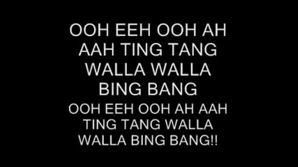 Witch Doctor - Ooh Eeh Ooh Ah Aah Ting Tang Walla Walla Bing 