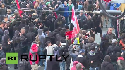 Germany: Police pepper spray anti-fascists in Cologne