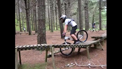 Mountain biking fail