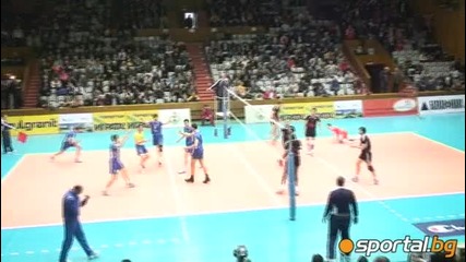 Цска - Левски - Сиконко 3:0 (волейбол)