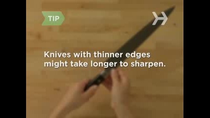 Как да наточим ножа си на камък 