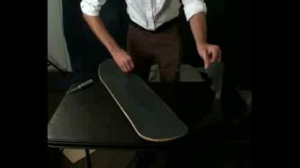 How to Build Your Own Skateboard - How to Cut Grip Tape when Building a Skateboard