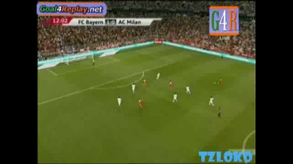 Байерн Mюнхен - Милан 1:0 Томас Мюлер