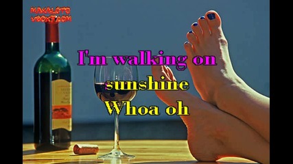 Katrina and The Waves - Walking On Sunshine - karaoke 