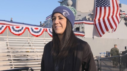 Bayley is surprised by the daily U.S. National Anthem at Naval Base San Diego: WWE.com Exclusive, Dec. 12, 2017