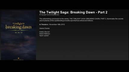 Зазоряване част 2 • The Twilight Saga Breaking Dawn Part 2 - Official Trailer Hd