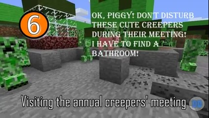 10 начина да убиеш прасе в Minecraft!
