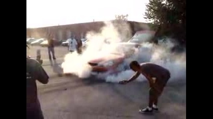 Acura Rsx Burning Tyres