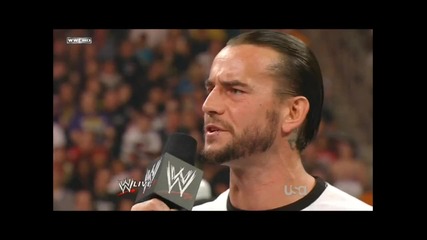 Cm Punk imitates and owns Triple H (raw 8/1/11)