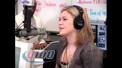 Q100 Atlanta - Kelly Clarkson on the Bert Show - Pt1 - Kelly Clarkson