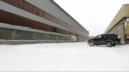 Нисан Терано в снега