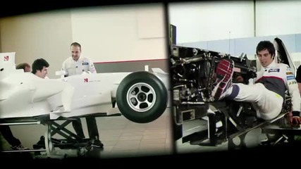 Болид разрязан на две - Sauber F1 Team - World Premiere Cutaway F1 Race Car